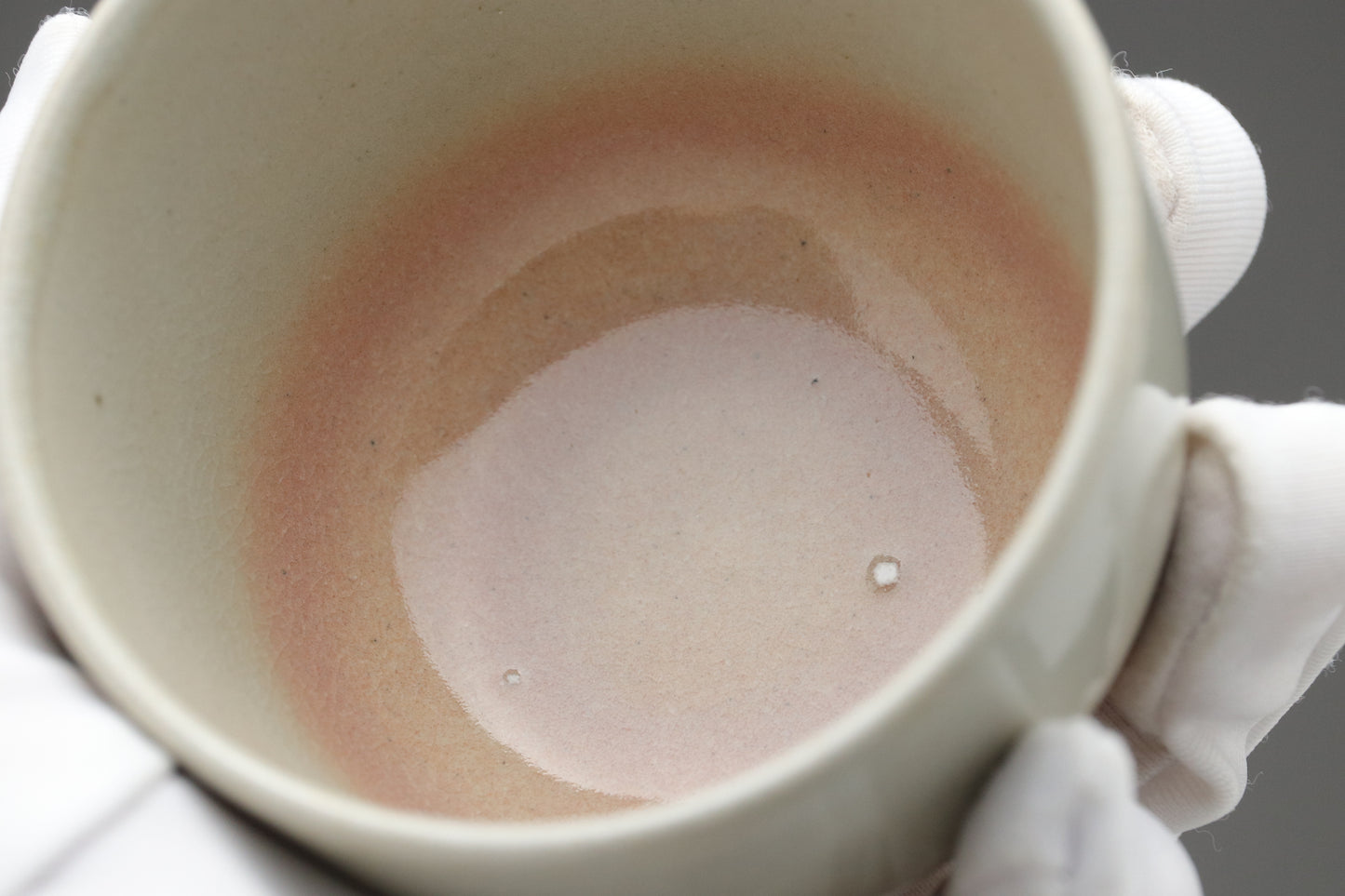 Japanese Tea Cups | Set of 2 | Pink and White | Gradient | Crackle Glaze | Handmade Pottery | Wabi Sabi | Yunomi Bowl | Tea Gift