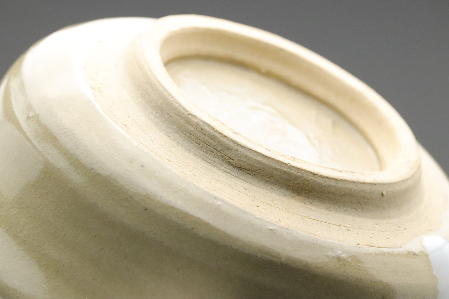 Hagi Ware | Japanese Pottery | Katakuchi | Spouted Bowl | Sake Pitcher | Matcha Tea Bowl | Beige Glaze | Handmade Ceramic | Wabi Sabi Art