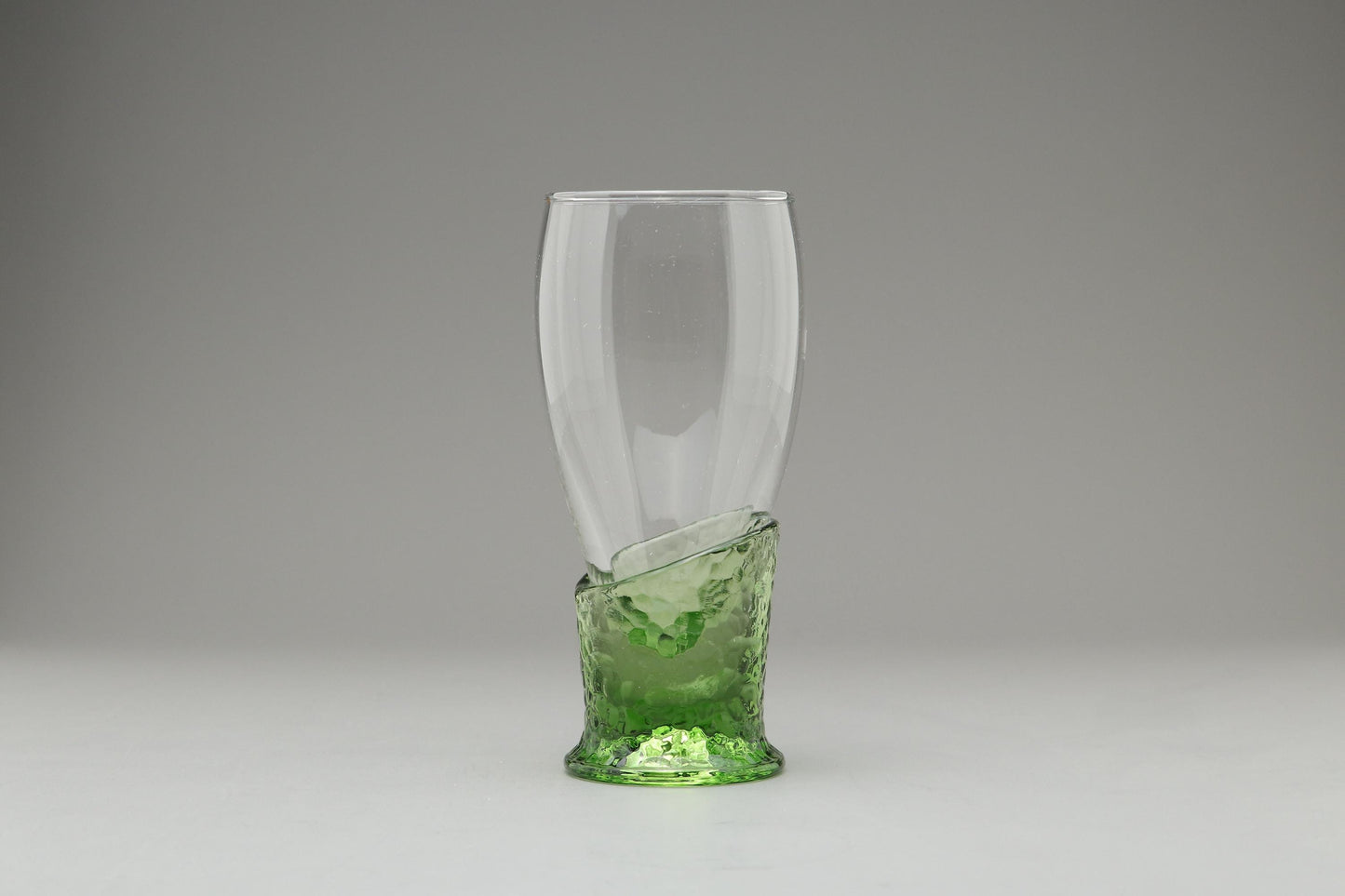 Vintage Toyo Sasaki Glass Sake Cups Set of 5 | Emerald Green Textured Japanese Drinking Glasses | Modern Barware Collectible