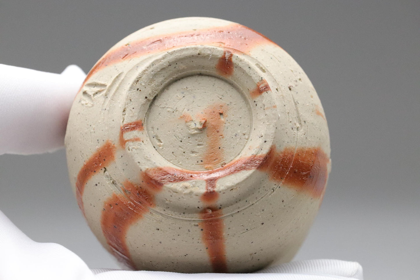 Bizen Ware Sake Cup by Yuichi Yamamoto | Wood-Fired Ochoko with Signed Box | Japanese Wabi-Sabi Pottery | Vintage Bizen-yaki Shochu Cup