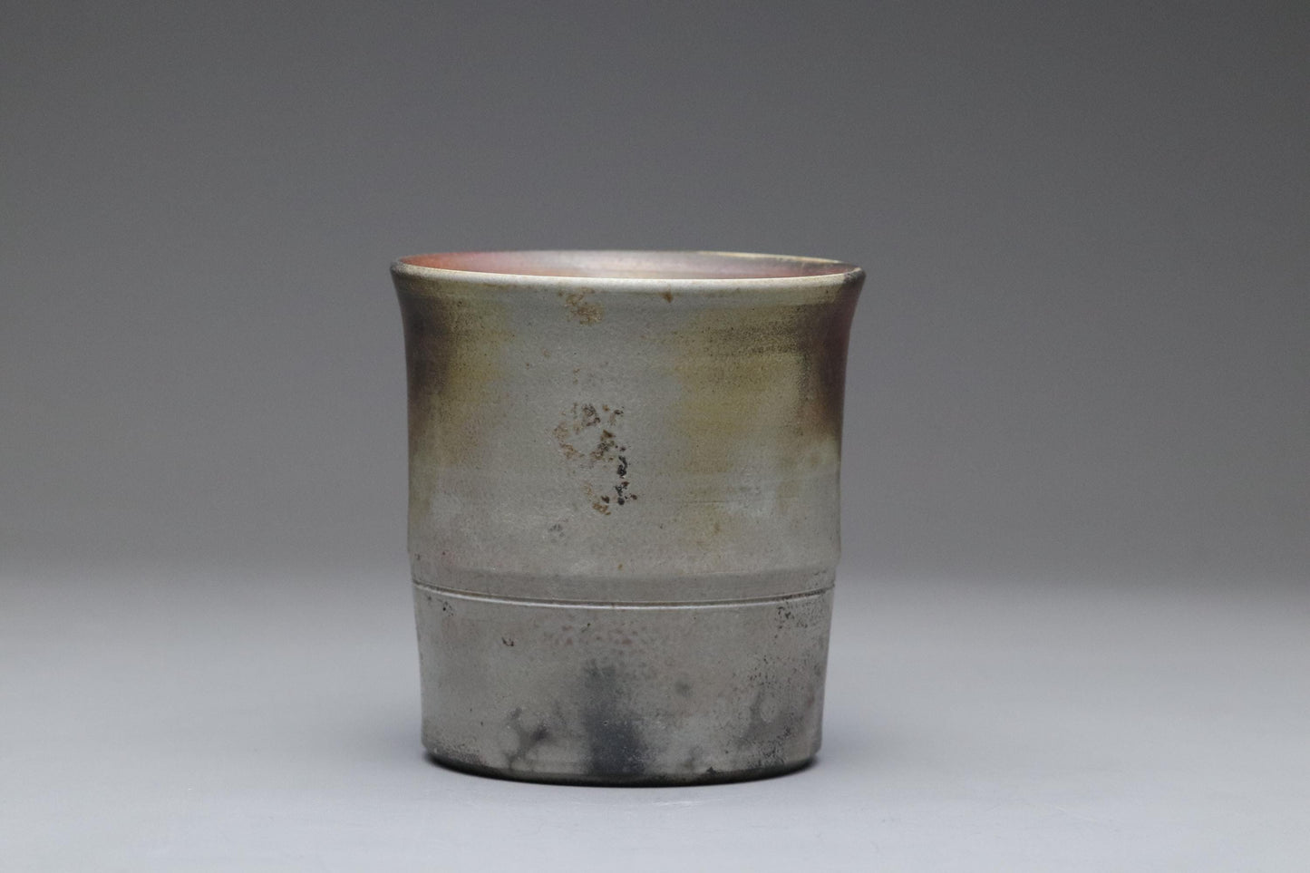 Bizen Ware Shochu Cup by Togei Konishi | Japanese Pottery | Traditional Yakishime Firing | Rustic Natural Glaze | Japan Ceramic Tumbler