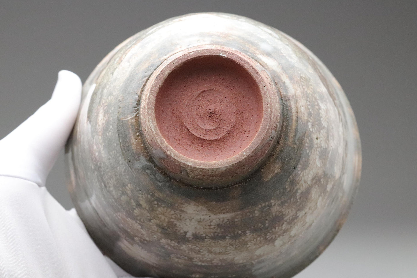 Mishima Ware Matcha Chawan | Korean Inlay Tea Bowl with Signed Box | Handcrafted Japanese Pottery | Wabi-Sabi Vintage Tea Ceremony Bowl