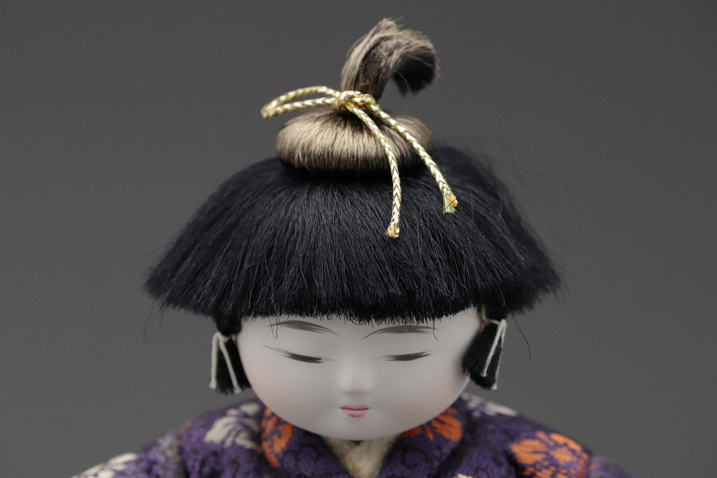 Japanese Kimekomi Doll of a Boy | Traditional Handmade Kimekomi Ningyo | Silk Kimono | Japanese Folk Art & Unique Artful Decorative Art Gift