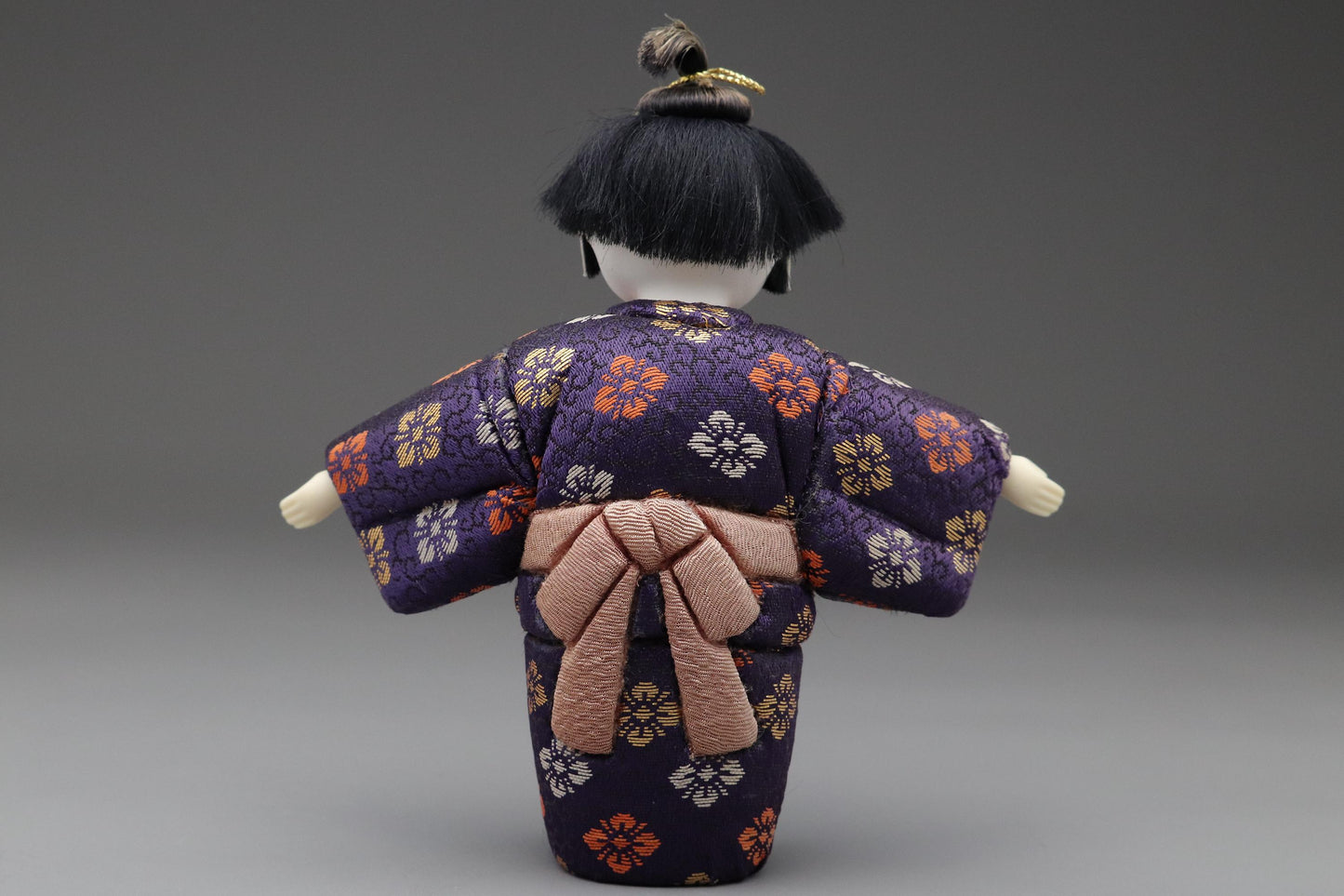 Japanese Kimekomi Doll of a Boy | Traditional Handmade Kimekomi Ningyo | Silk Kimono | Japanese Folk Art & Unique Artful Decorative Art Gift