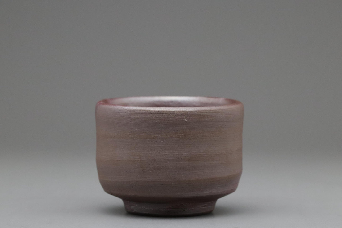 Bizen Ware Sake Cup – Japanese Ochoko with Natural Kiln Marks – Rustic Unglazed Pottery for Sake Tasting or Display – Handmade in Japan