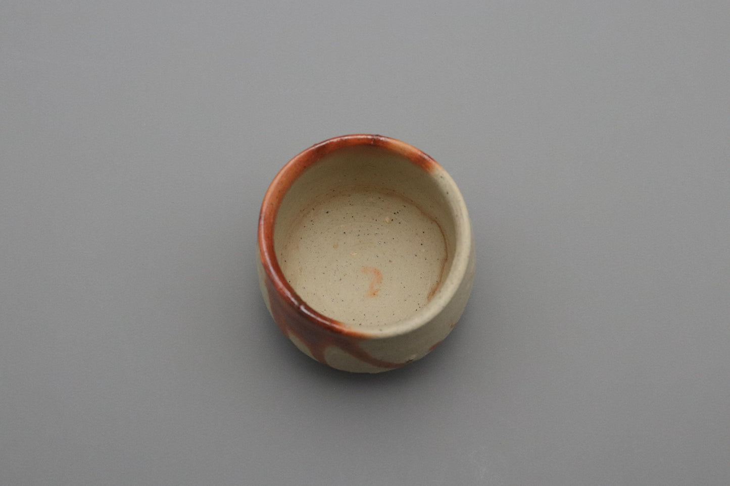 Bizen Ware Sake Cup by Yuichi Yamamoto | Wood-Fired Ochoko with Signed Box | Japanese Wabi-Sabi Pottery | Vintage Bizen-yaki Shochu Cup