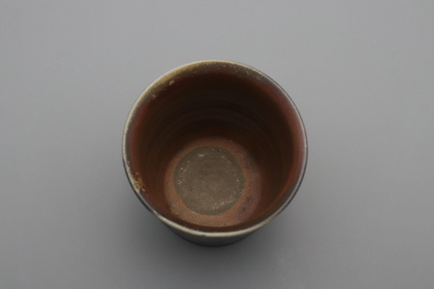 Bizen Ware Shochu Cup by Togei Konishi | Japanese Pottery | Traditional Yakishime Firing | Rustic Natural Glaze | Japan Ceramic Tumbler