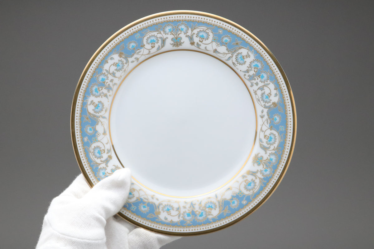 Vintage Noritake Polonaise Tea Set | Set of 6 Trio Cups Saucers Plates | Blue Gold Porcelain Dinnerware | Japanese Retro Dessert ServerArts