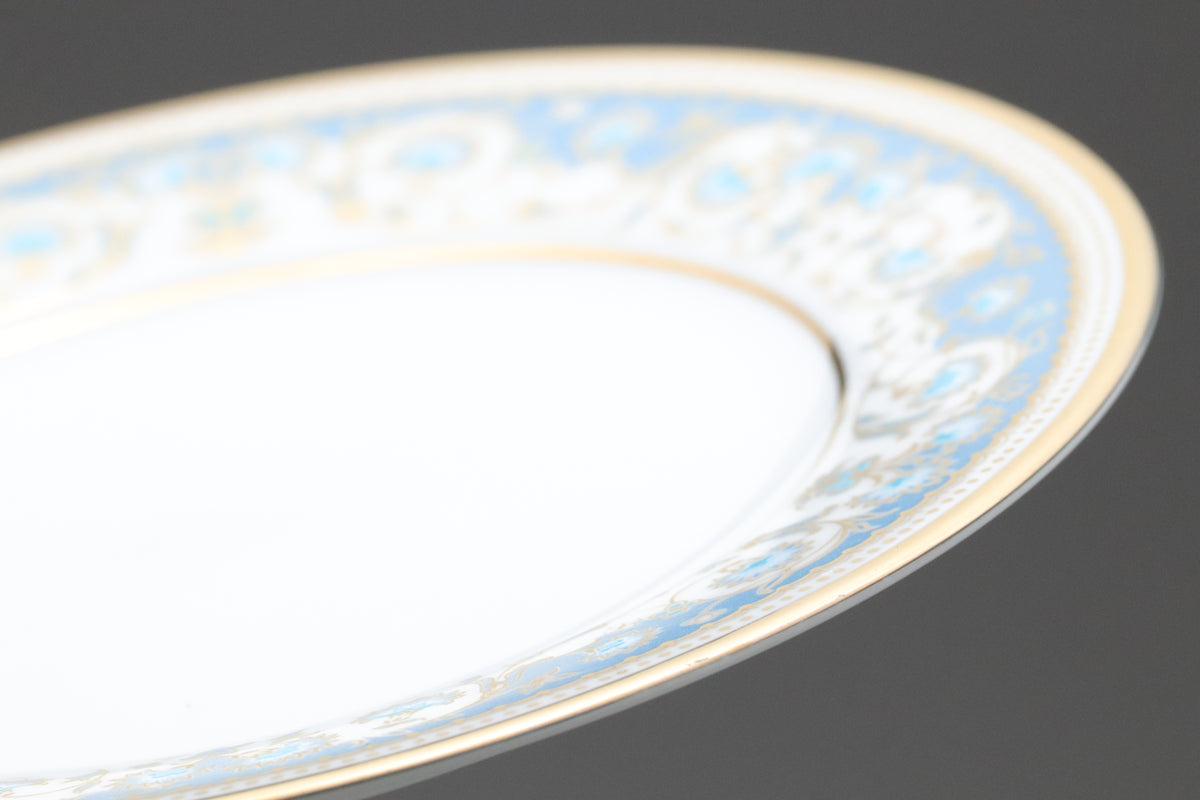 Vintage Noritake Polonaise Tea Set | Set of 6 Trio Cups Saucers Plates | Blue Gold Porcelain Dinnerware | Japanese Retro Dessert ServerArts