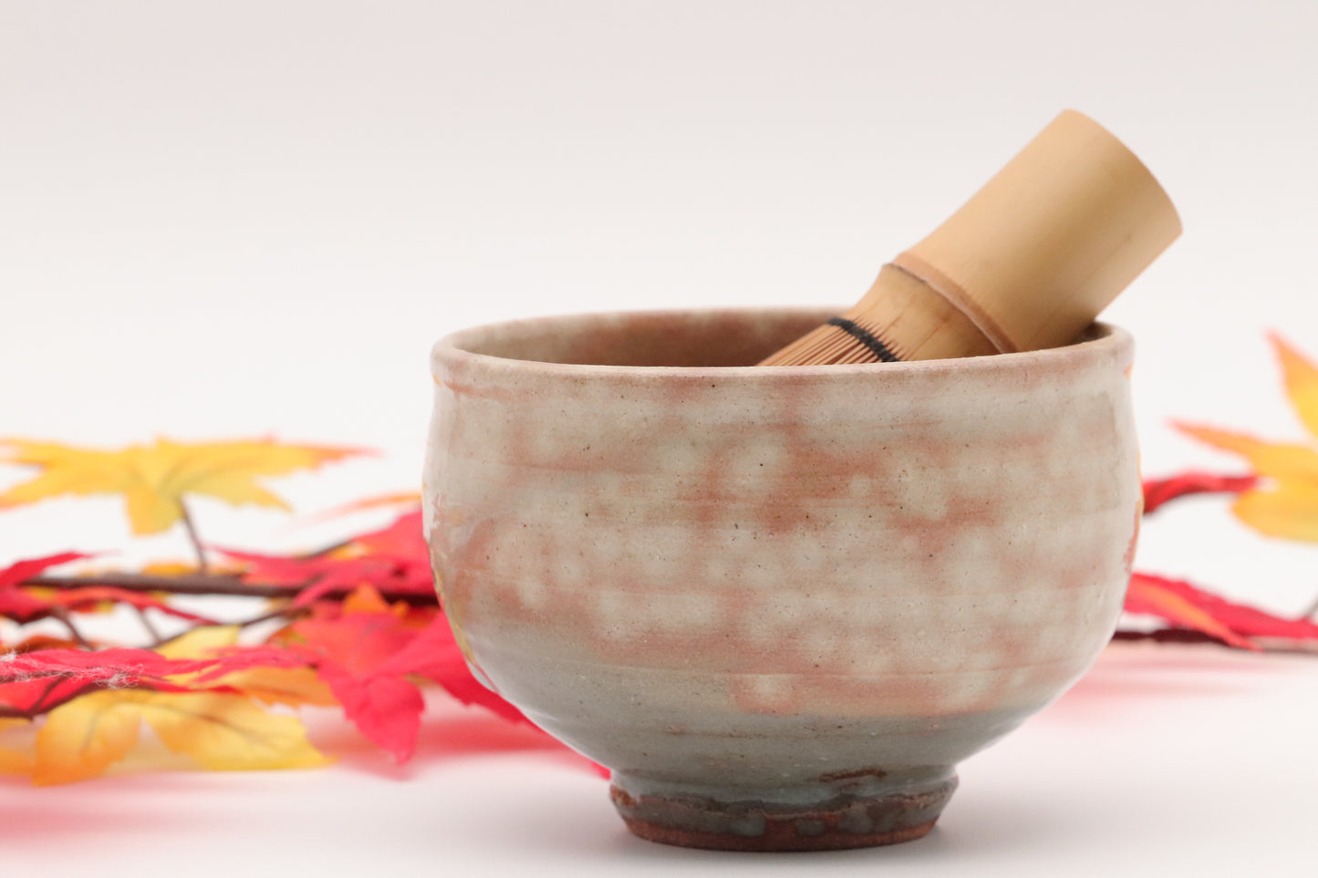 Japanese Hagi Ware Matcha Chawan for Tea Ceremony | Authentic Ceramic Tea Bowl for Daily Use Handcrafted Traditional Pottery for Tea Lovers