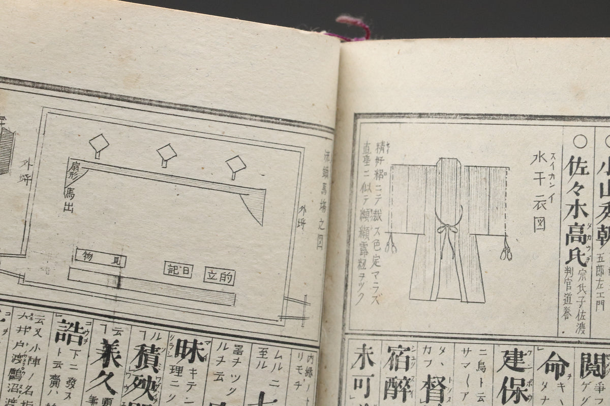 Antique Japanese Washi Book | Nihon Gaishi Woodblock Print History | Edo Meiji Illustrated Samurai Text | Vintage Paper CollectibleArtsStudy