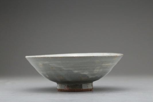 Japanese Celadon Glaze Art Bowl | Authentic Rustic Ceramic Collector Item | Handcrafted Wabi-Sabi Pottery | Kensan Style Home Display Gift