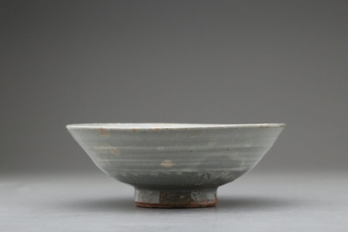 Japanese Celadon Glaze Art Bowl | Authentic Rustic Ceramic Collector Item | Handcrafted Wabi-Sabi Pottery | Kensan Style Home Display Gift