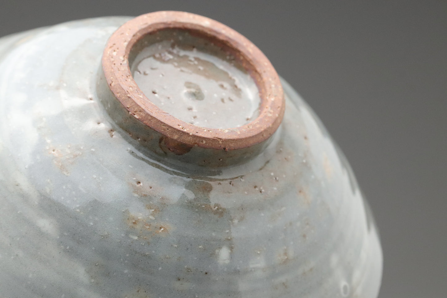 Japanese Celadon Glaze Art Bowl | Authentic Rustic Ceramic Collector Item | Handcrafted Wabi-Sabi Pottery | Kensan Style Home Display Gift