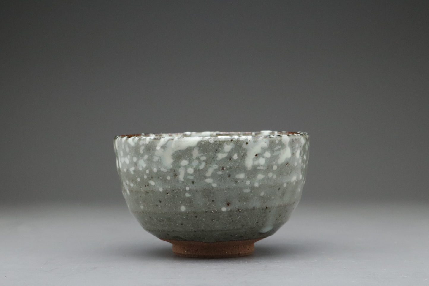 Akatsu Ware Matcha Chawan Tea Bowl | Kenzan Yukizasa Style | Japanese Pottery for Tea Ceremony | Vintage Wabi-Sabi Ceramic Bowl from Japan