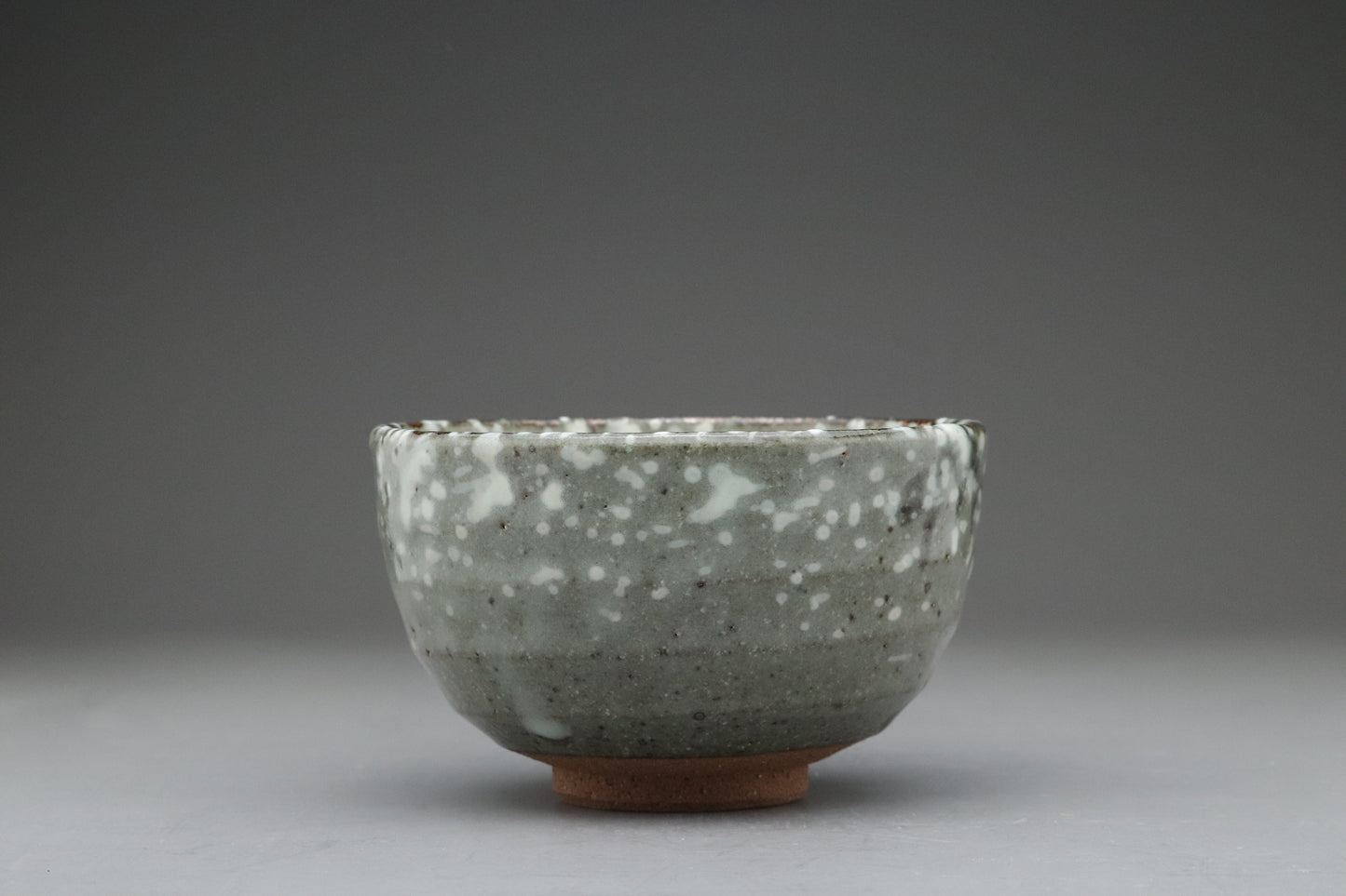 Akatsu Ware Matcha Chawan Tea Bowl | Kenzan Yukizasa Style | Japanese Pottery for Tea Ceremony | Vintage Wabi-Sabi Ceramic Bowl from Japan