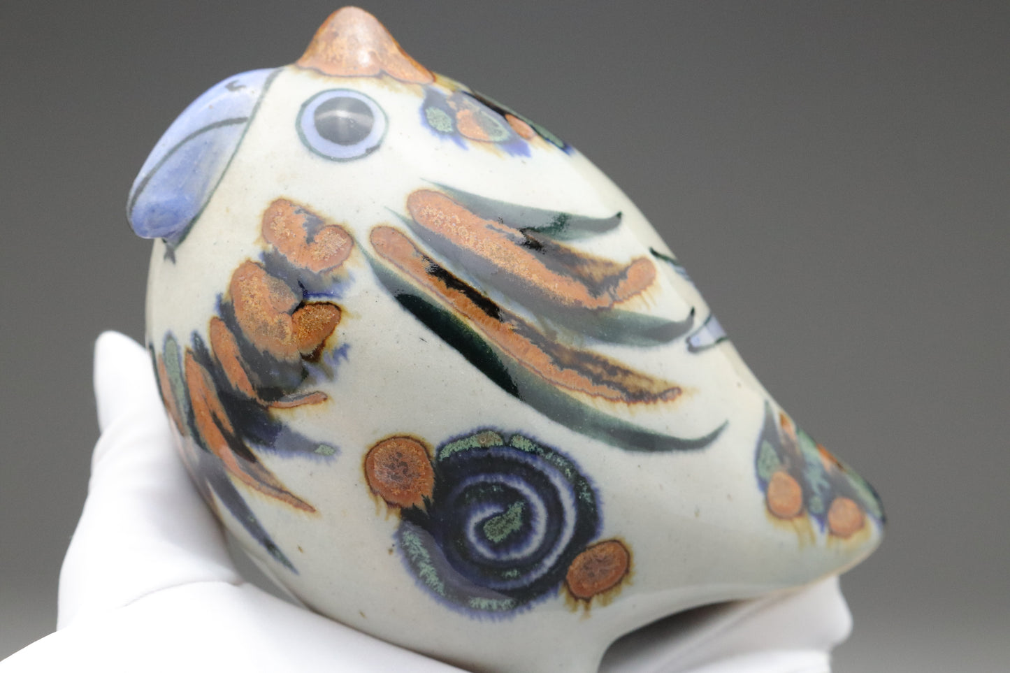 Vintage Tonala Bird | El Palomar Mexico Pottery | Set of 2 | Hand Painted Ceramic | Mexico Folk Art | Studio Pottery | Animal Statue | Gifts