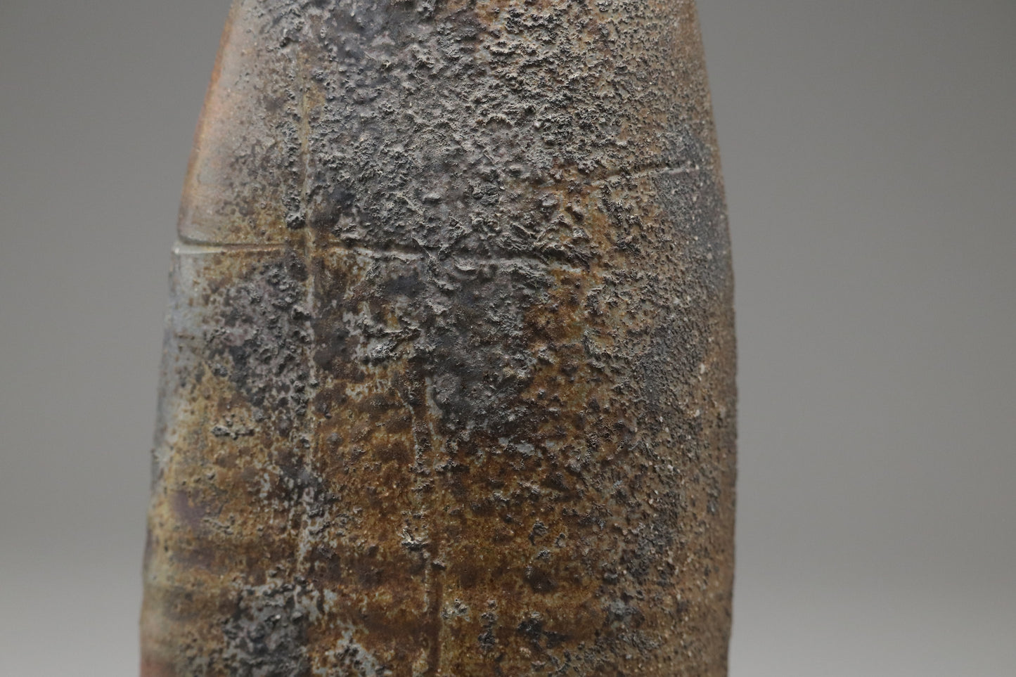 Japanese Bizen Ware | Flower Vase Hanairi | Handcrafted Wood Fired Pottery | Wabi Sabi Zen Home Decor | Studio Art with Signed Wood Box Gift