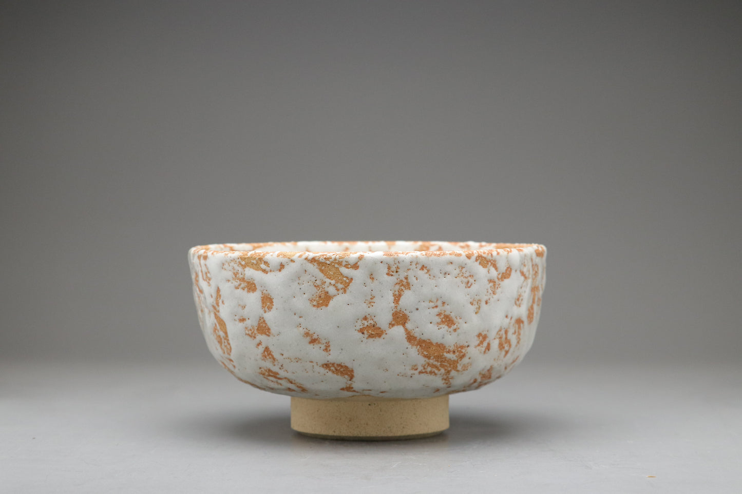 Large Japanese Mino Shino Pottery Bowl | Handmade Ceramic Serving Dish | Wabi Sabi White Glaze Stoneware | Rustic Kitchenware | Unique Gifts
