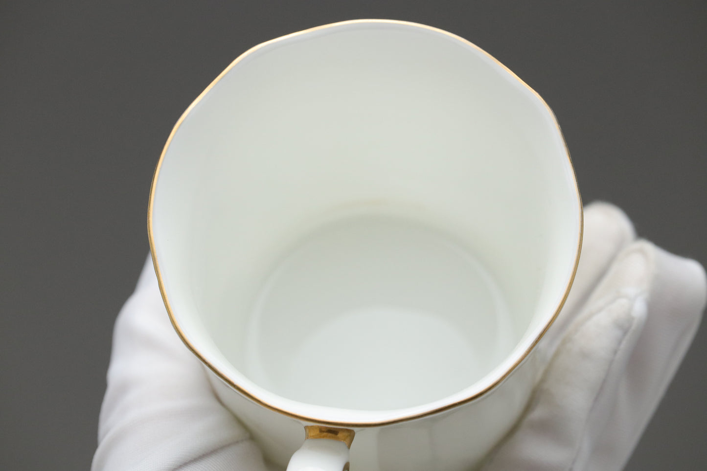Givenchy Paris Bone China Cup and Saucer Set | Vintage White Gold Trim | Luxury Tea Coffee Mugs | French Designer Tableware | Chic Gift Idea