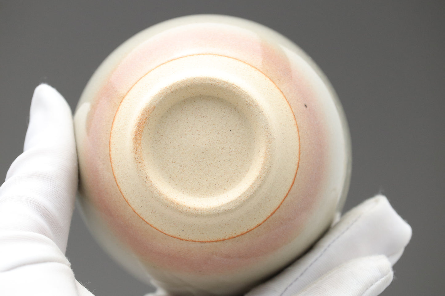 Japanese Tea Cups | Set of 2 | Pink and White | Gradient | Crackle Glaze | Handmade Pottery | Wabi Sabi | Yunomi Bowl | Tea Gift