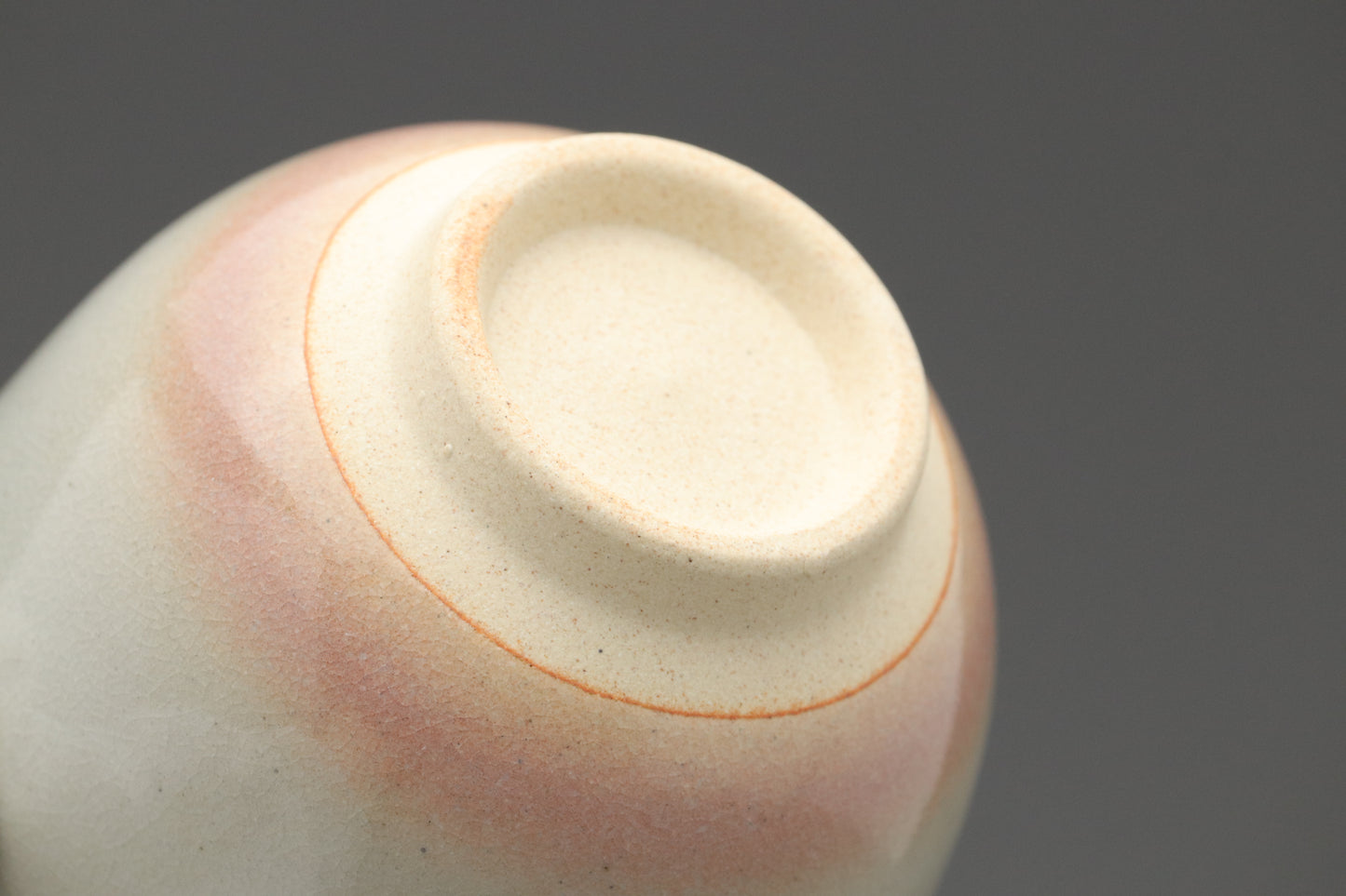 Japanese Tea Cups | Set of 2 | Pink and White | Gradient | Crackle Glaze | Handmade Pottery | Wabi Sabi | Yunomi Bowl | Tea Gift