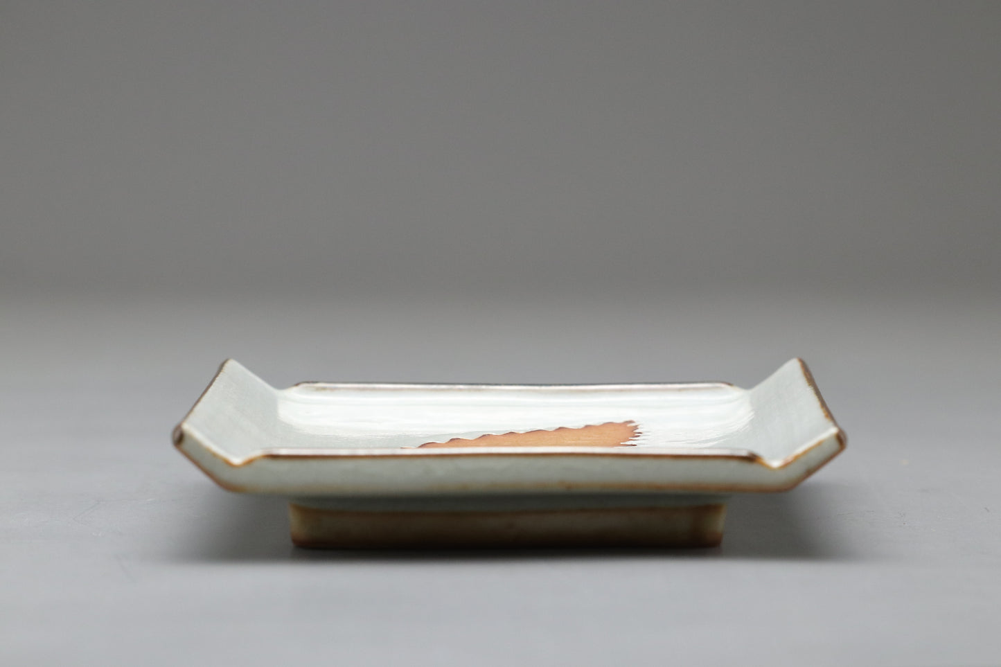 Japanese Pottery Set of 4 | Ceramic Leaf Plates | Rustic Wabi Sabi | Small Sushi Dish | Handmade Snack Plate | Pressed Leaf Design | Zen Gift