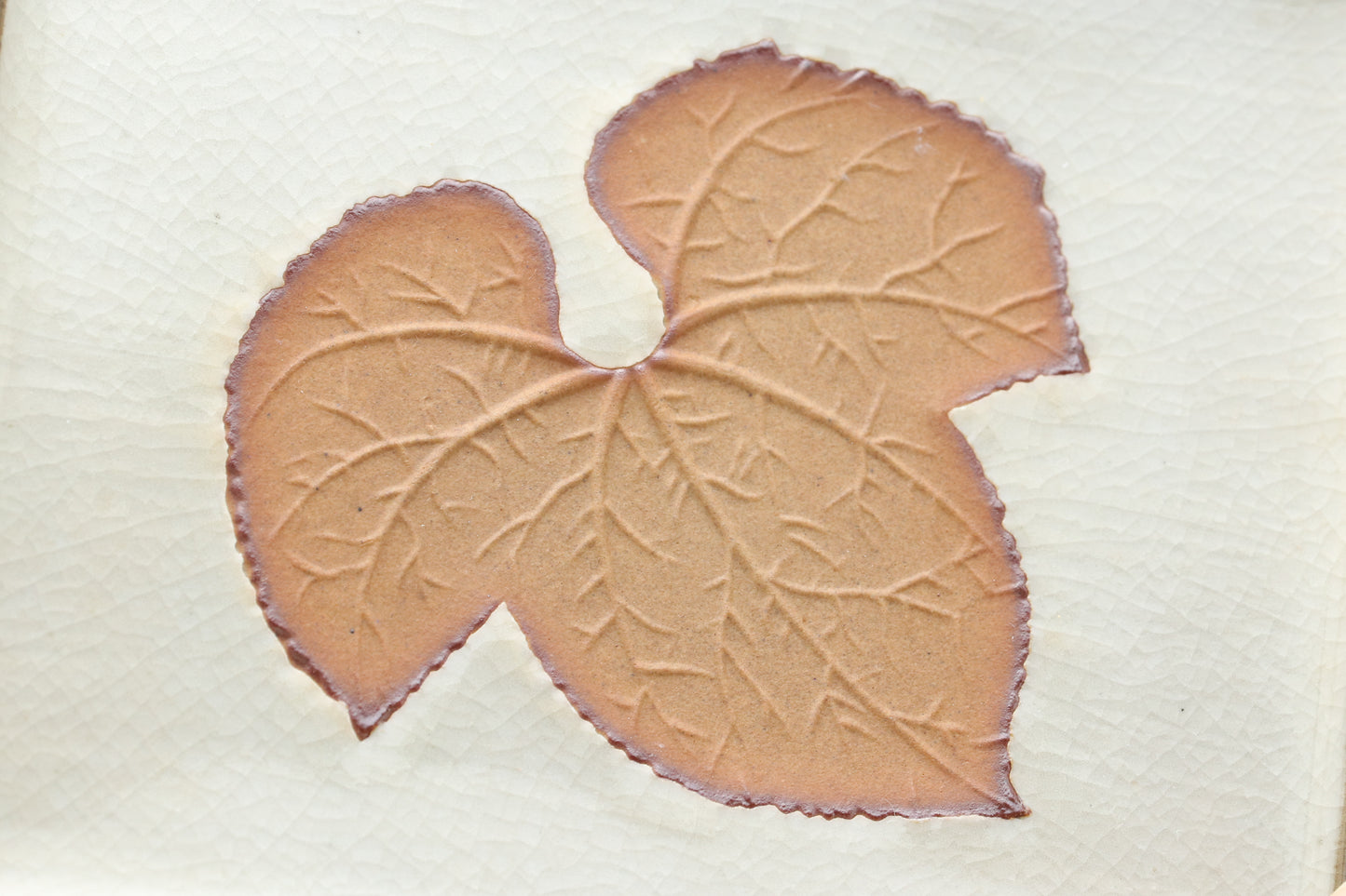Japanese Pottery Set of 4 | Ceramic Leaf Plates | Rustic Wabi Sabi | Small Sushi Dish | Handmade Snack Plate | Pressed Leaf Design | Zen Gift