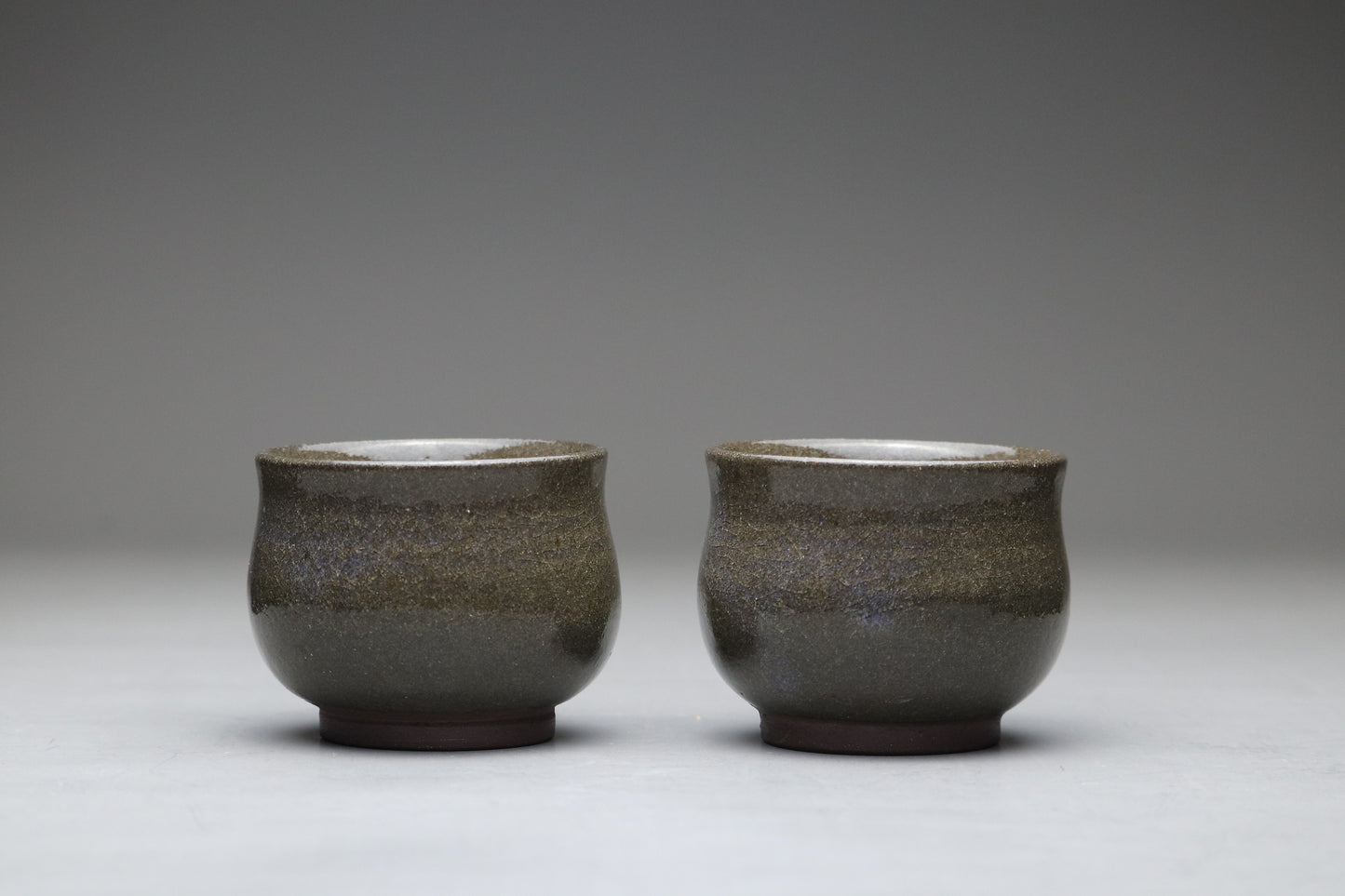 Handmade Japanese Sake Cup Set | Ochoko Pair | Guinomi | Home Decor Ornament | Aesthetic Ceramic Art | Interior Display | Wabi Sabi Pottery