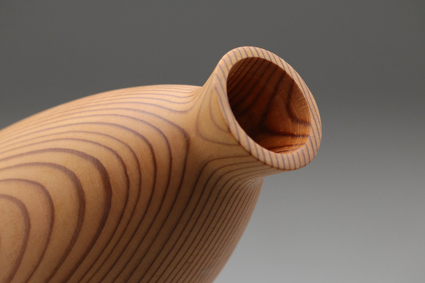 Yakusugi Cedar Sake Set | Japanese Tokkuri Bottle | 2 Ochoko Cups | Rare Ancient Wood | Yakushima Japan | Handmade Woodwork | Wabi Sabi