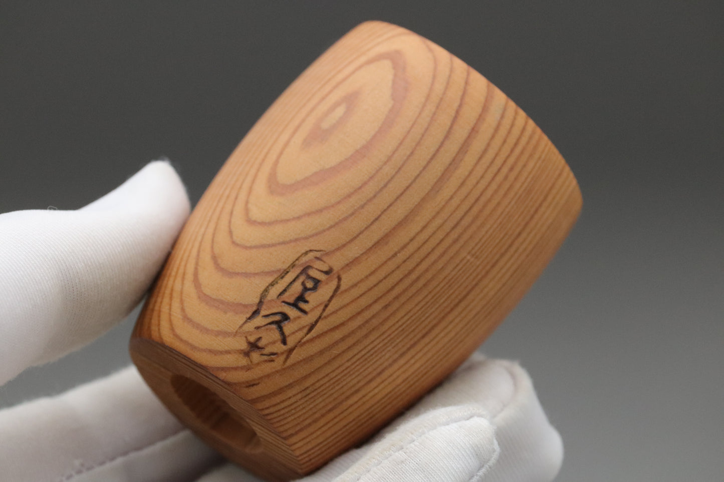 Yakusugi Cedar Sake Set | Japanese Tokkuri Bottle | 2 Ochoko Cups | Rare Ancient Wood | Yakushima Japan | Handmade Woodwork | Wabi Sabi