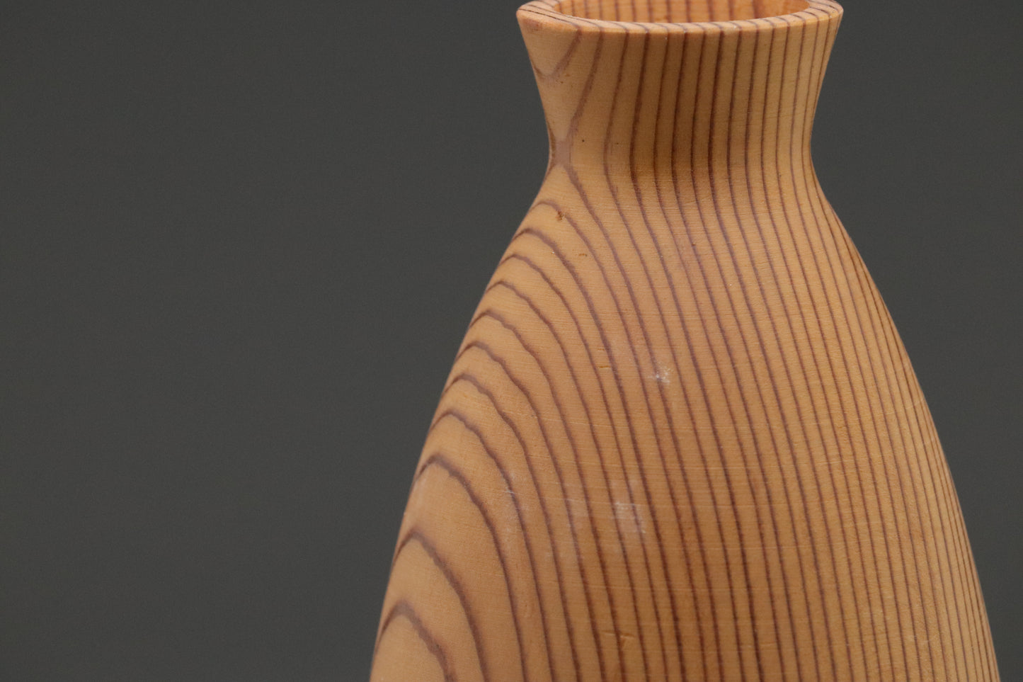 Yakusugi Cedar Sake Set | Japanese Tokkuri Bottle | 2 Ochoko Cups | Rare Ancient Wood | Yakushima Japan | Handmade Woodwork | Wabi Sabi