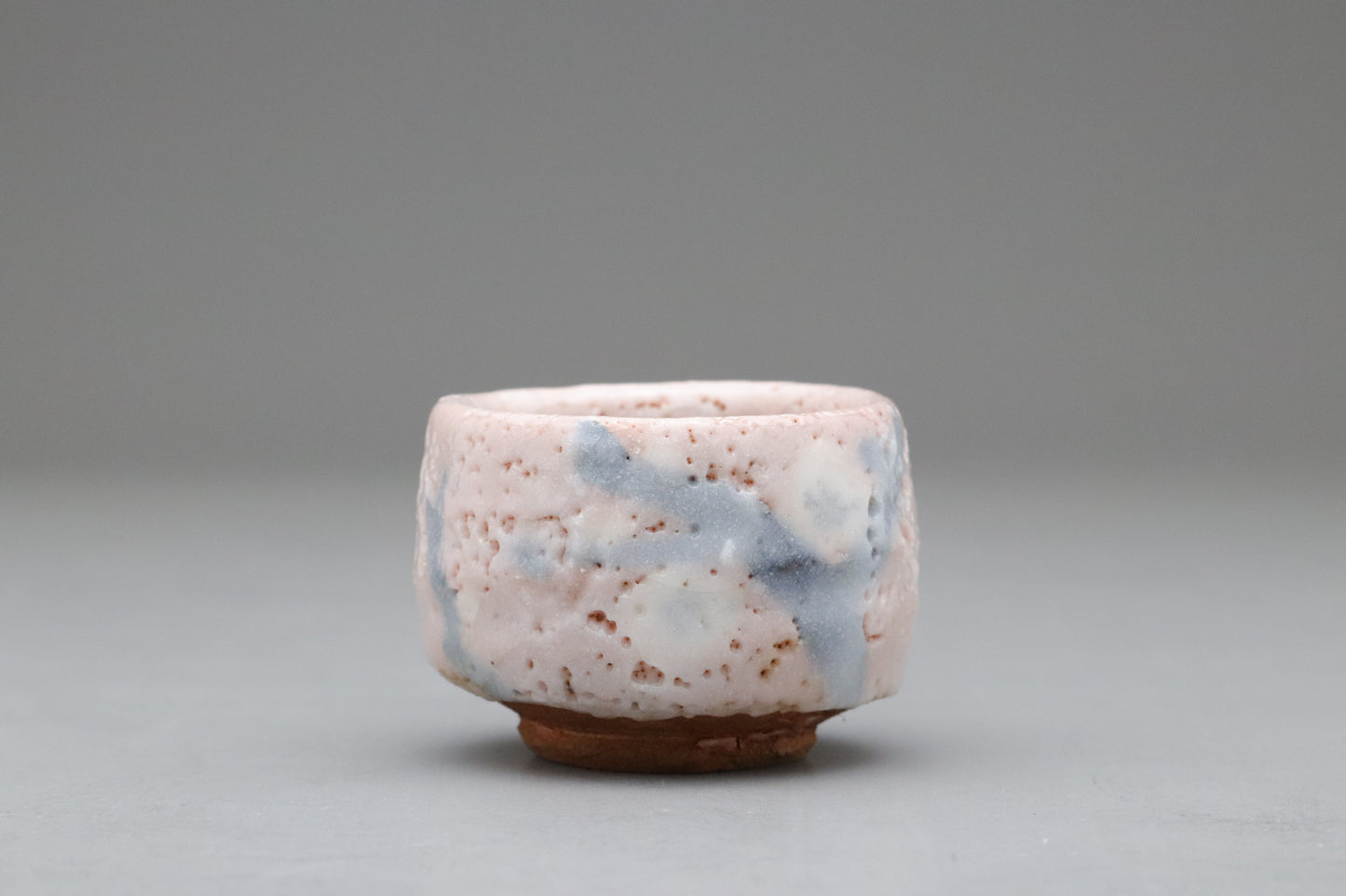 Shino Ware | Sake Cup | Guinomi | Japanese Pottery | Handmade Ceramics | Wabi Sabi Art | Tea Ceremony | Artisan Stoneware | Unique Glaze Cup