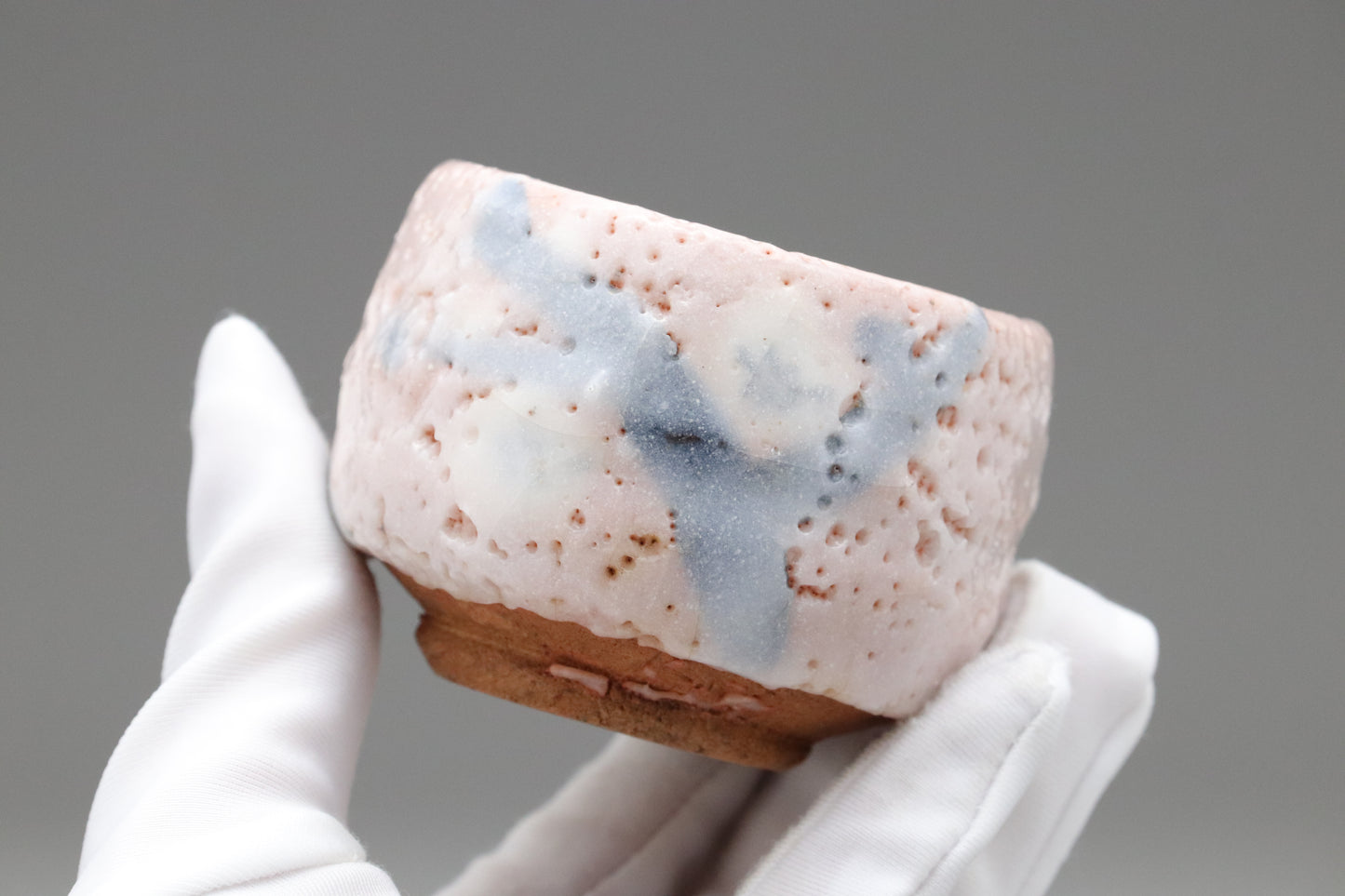 Shino Ware | Sake Cup | Guinomi | Japanese Pottery | Handmade Ceramics | Wabi Sabi Art | Tea Ceremony | Artisan Stoneware | Unique Glaze Cup