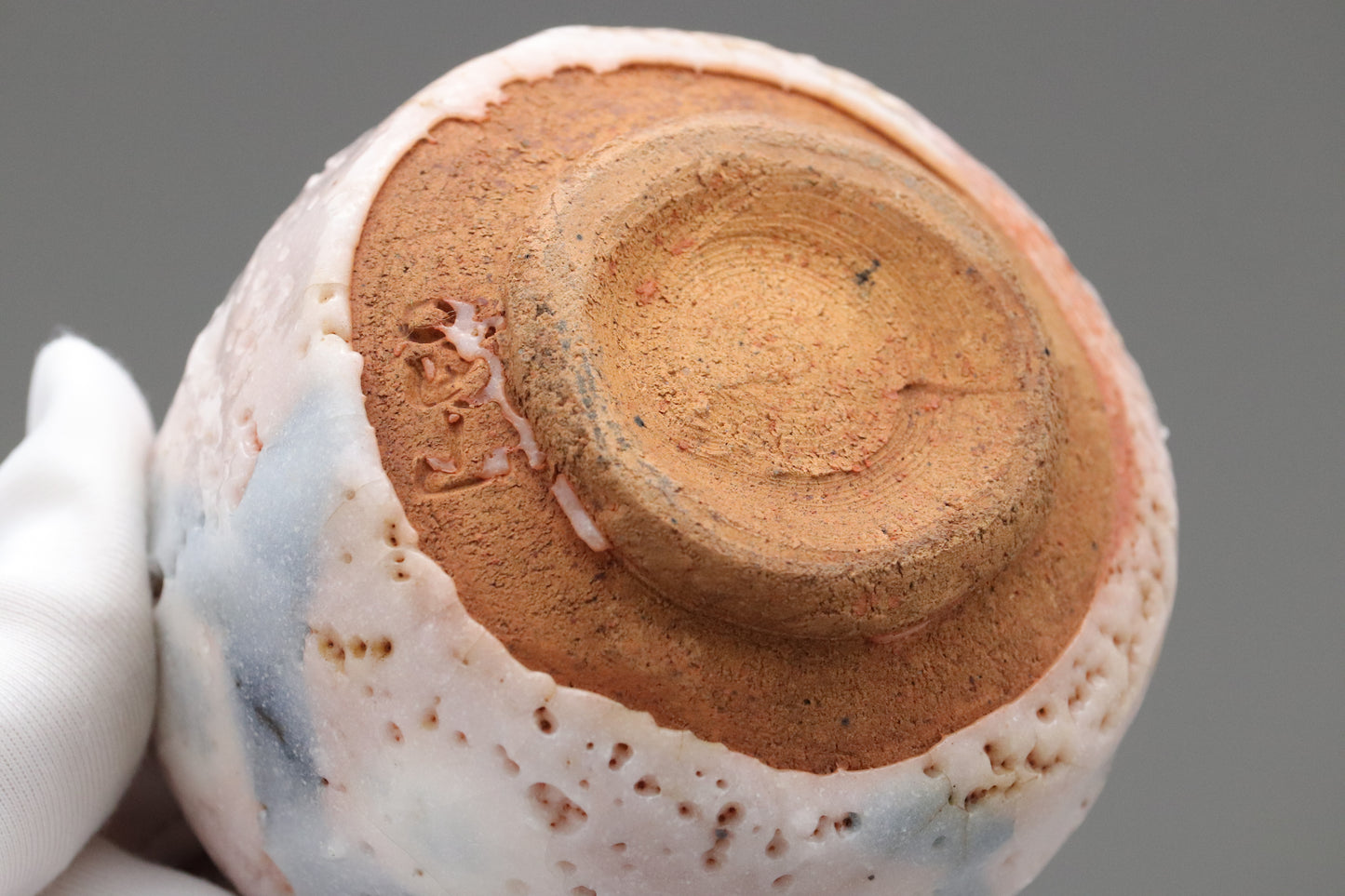 Shino Ware | Sake Cup | Guinomi | Japanese Pottery | Handmade Ceramics | Wabi Sabi Art | Tea Ceremony | Artisan Stoneware | Unique Glaze Cup