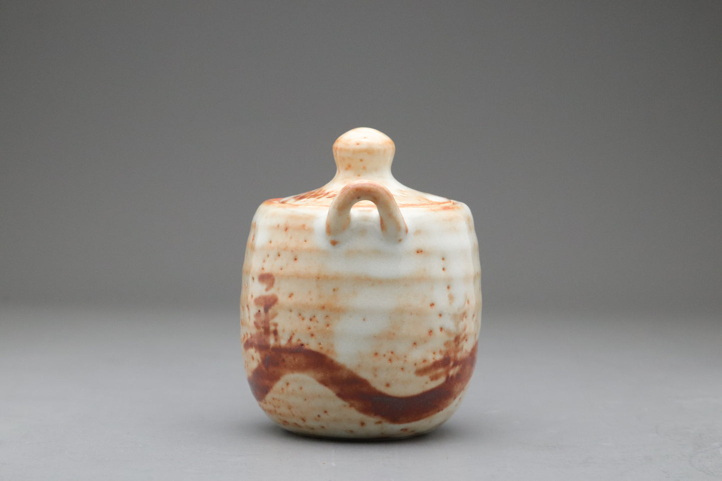 Japanese Mino Ware | Shusen Kiln Tea Set | Handmade Ceramic Teapot | 5 Yunomi Cups | Rustic Shino Glaze | Wabi Sabi | Artisan Pottery Decors