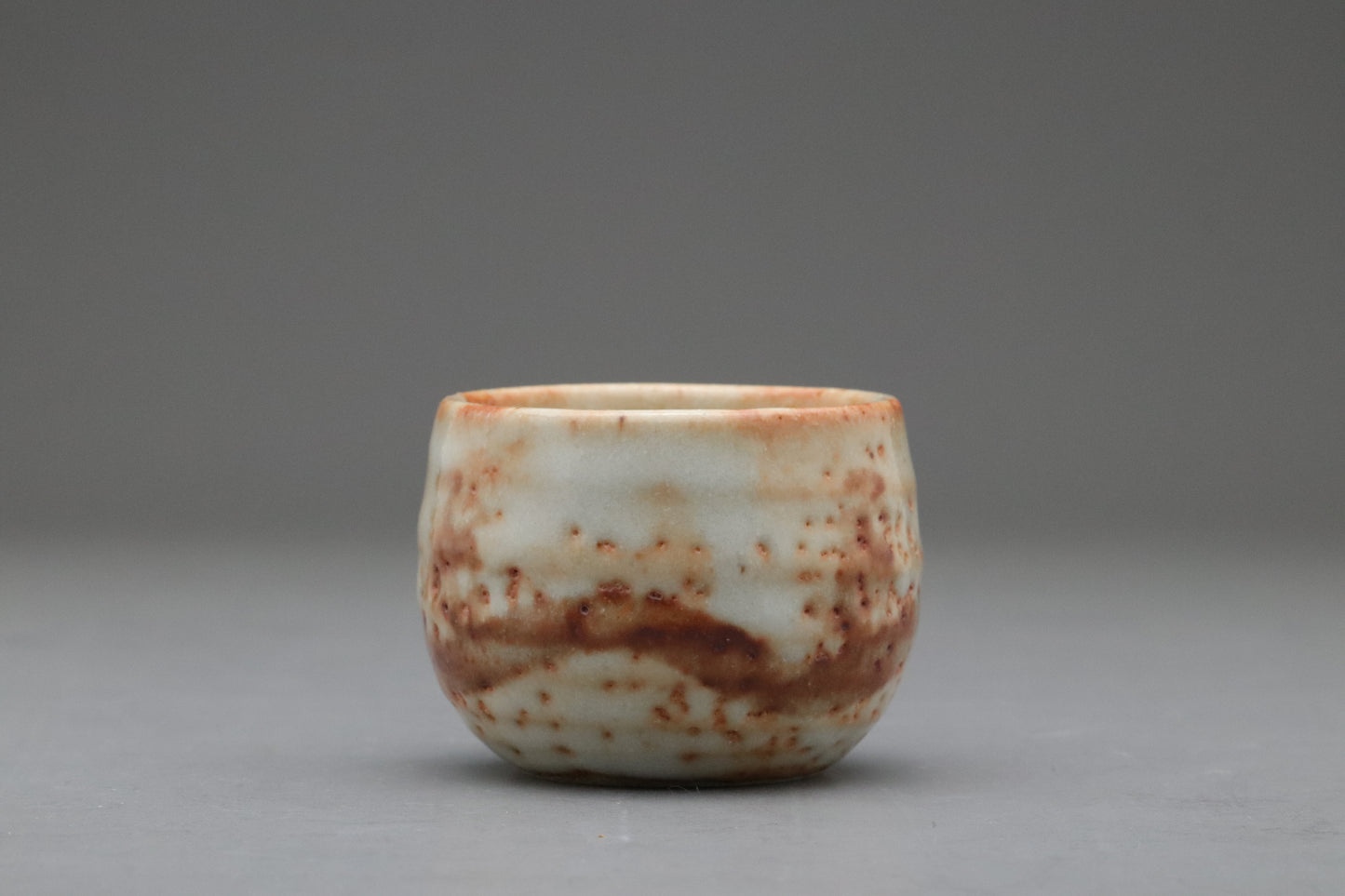 Japanese Mino Ware | Shusen Kiln Tea Set | Handmade Ceramic Teapot | 5 Yunomi Cups | Rustic Shino Glaze | Wabi Sabi | Artisan Pottery Decors