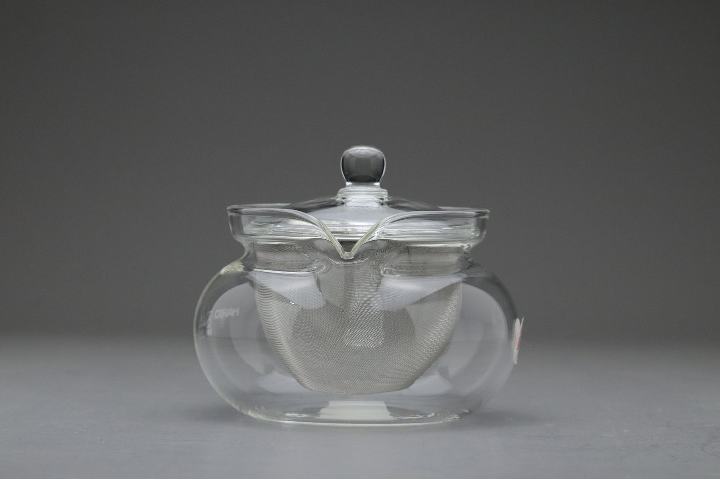 Japanese Glass Teapot | 450ml | Heat Resistant | Stainless Infuser | Clear Borosilicate | Loose Leaf Tea | Modern Kyusu | Teaware | HARIO