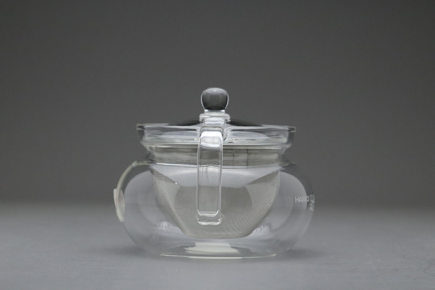Japanese Glass Teapot | 450ml | Heat Resistant | Stainless Infuser | Clear Borosilicate | Loose Leaf Tea | Modern Kyusu | Teaware | HARIO