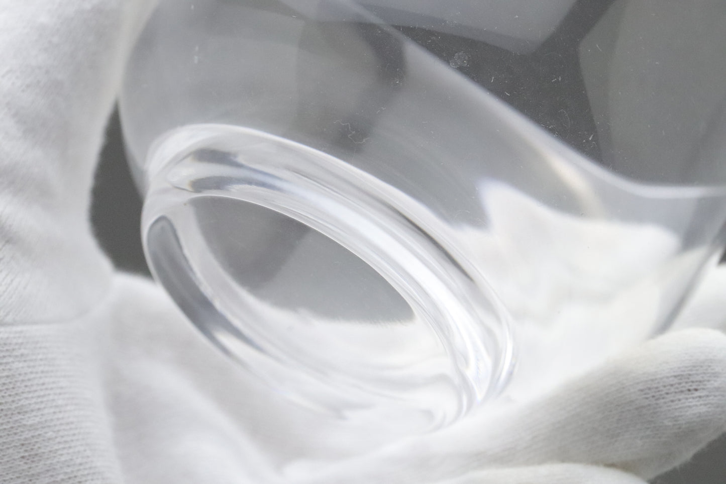 Aderia Palme Chilled Tea Glass Set | Ishizuka Glass Japan | Minimalist Bowl | Vintage Tea Cup | Summer Tableware | Clear Glass Stackable 5