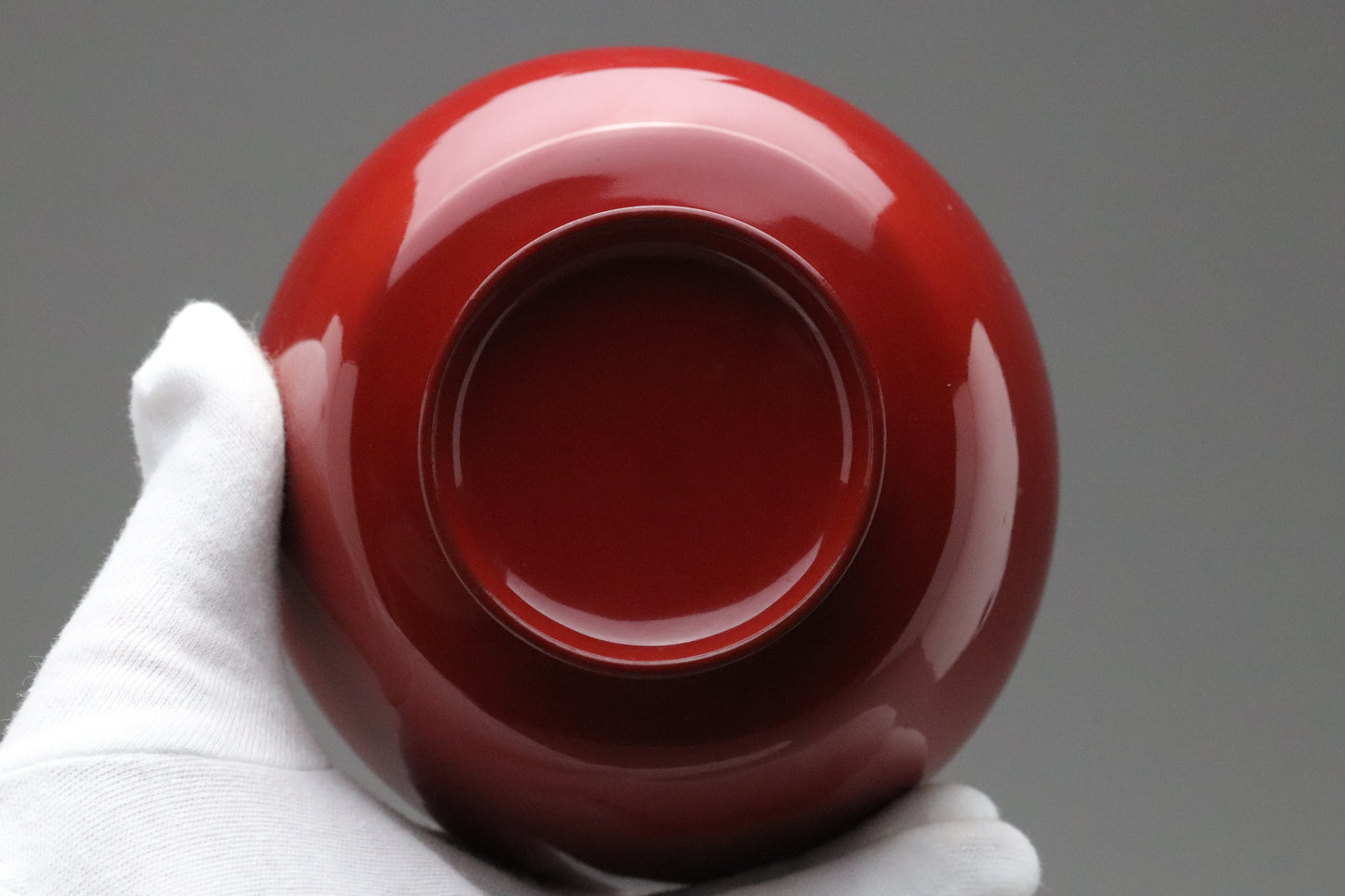 Vintage Japanese Lacquerware | Set of 10 Bowls with Lids | Urushi Vermilion Red | Gold Rim | Miso Soup Bowl | Japan Tableware | Dinner Party
