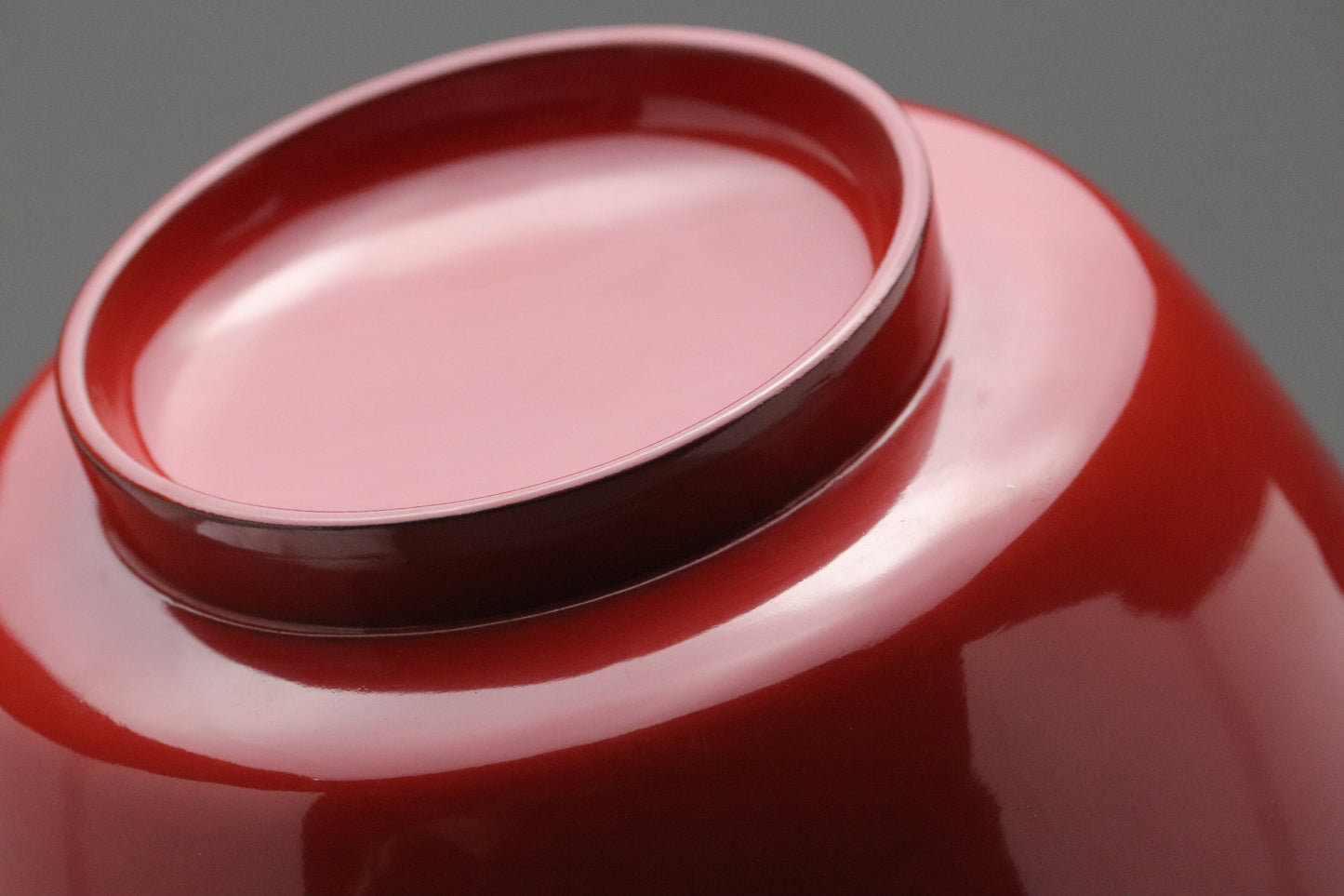 Vintage Japanese Lacquerware | Set of 10 Bowls with Lids | Urushi Vermilion Red | Gold Rim | Miso Soup Bowl | Japan Tableware | Dinner Party
