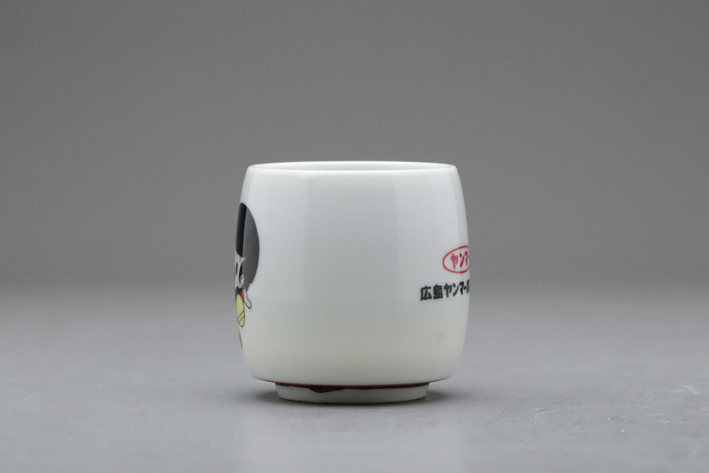 Vintage Yanmar | Yanbo Marbo | Set of 3 | Japanese Yunomi | Retro Advertising | Mascot | Porcelain | Showa Era | Collectible Pottery | Anime