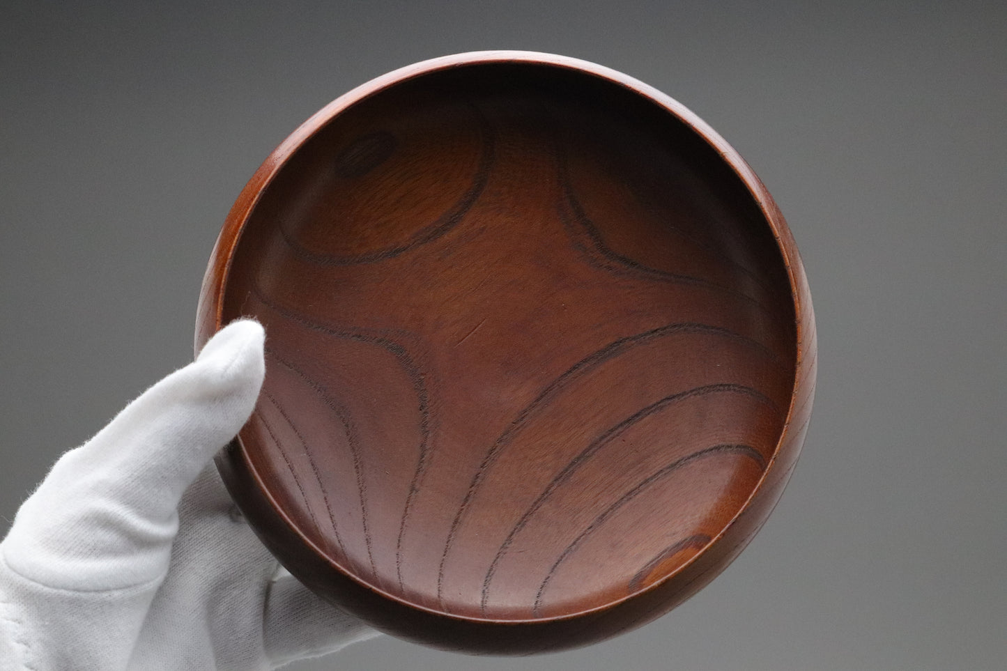 Japanese Wooden Round Bowl | Handcrafted Natural Grain | Zen Tableware | Minimalist Kitchen Decor | Serving Dish | Rustic Wabi Sabi Art Tray
