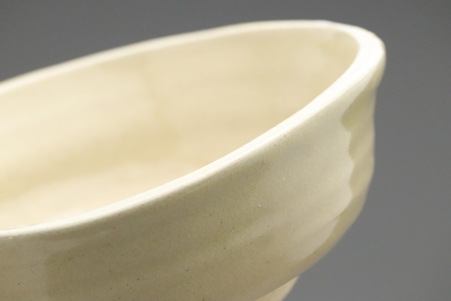Hagi Ware | Japanese Pottery | Katakuchi | Spouted Bowl | Sake Pitcher | Matcha Tea Bowl | Beige Glaze | Handmade Ceramic | Wabi Sabi Art