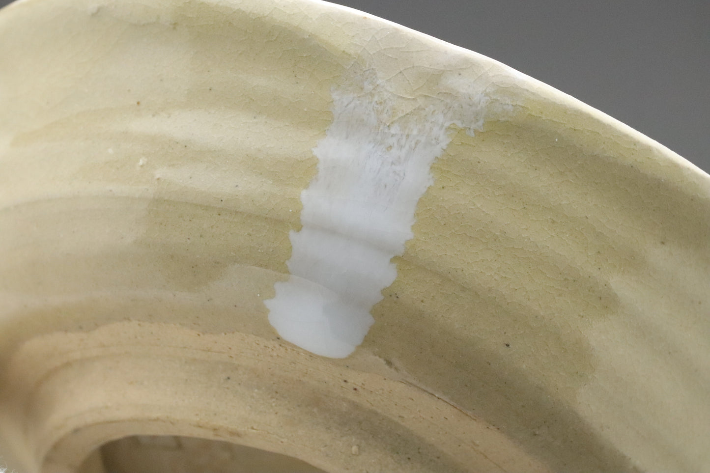 Hagi Ware | Japanese Pottery | Katakuchi | Spouted Bowl | Sake Pitcher | Matcha Tea Bowl | Beige Glaze | Handmade Ceramic | Wabi Sabi Art