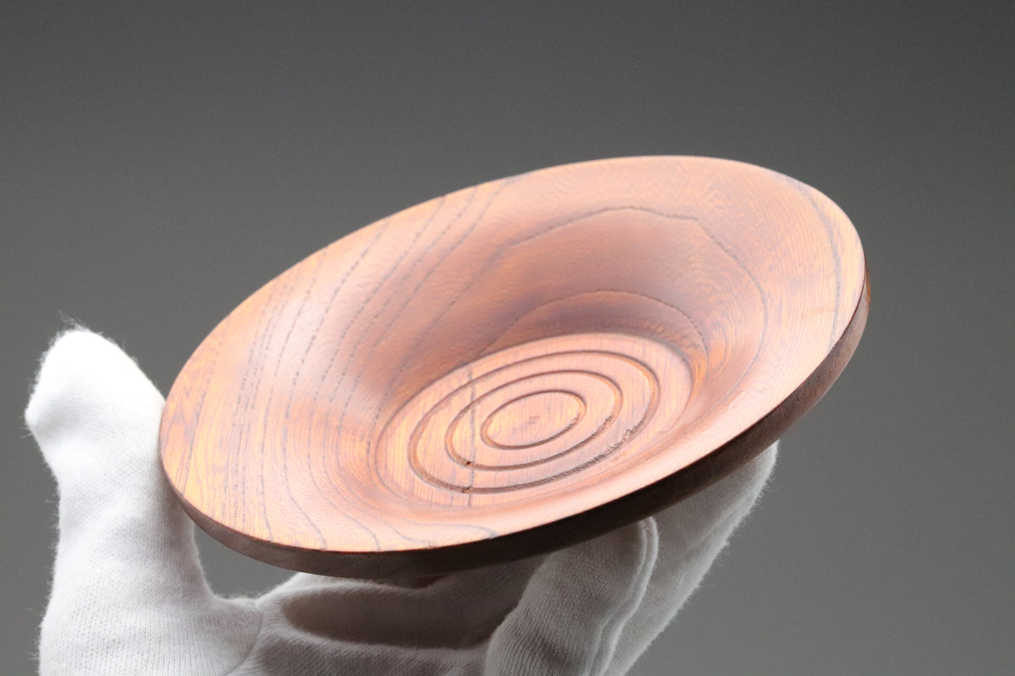 Japanese Wood Coasters | Set of 5 | Tea Saucers | Zelkova | Handcrafted | Natural Grain | Wabi Sabi | Zen Decor | Traditional | Rustic Style
