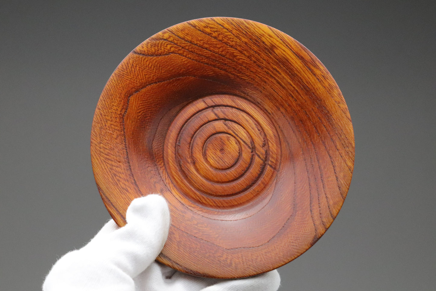 Japanese Wood Coasters | Set of 5 | Tea Saucers | Zelkova | Handcrafted | Natural Grain | Wabi Sabi | Zen Decor | Traditional | Rustic Style