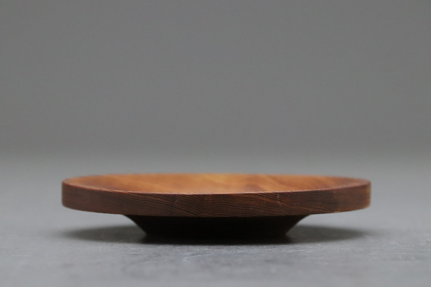 Japanese Wood Tea Coaster | Set of 4 | Handcrafted Wooden Saucer | Wabi Sabi Zen Decor | Natural Grain | Minimalist Kitchenware | Rustic Art