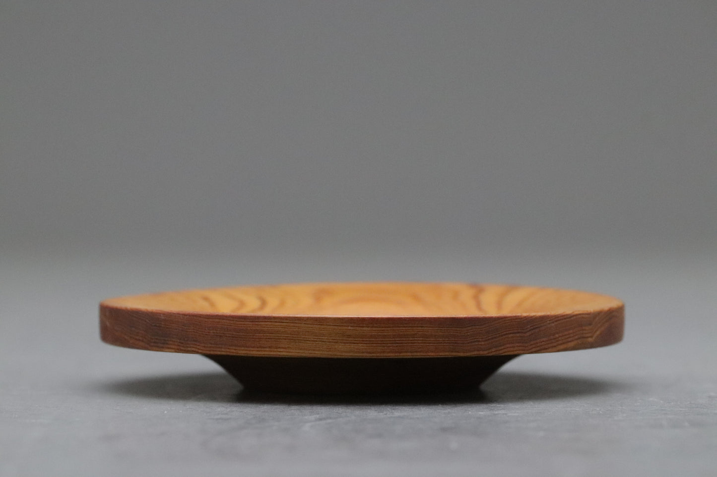 Japanese Wood Tea Coaster | Set of 4 | Handcrafted Wooden Saucer | Wabi Sabi Zen Decor | Natural Grain | Minimalist Kitchenware | Rustic Art